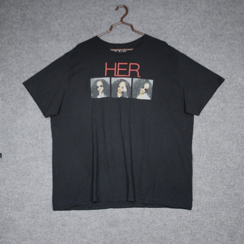 HER Black Tour T Shirt 3X R&B Singer Concert‎ Merch Cotton